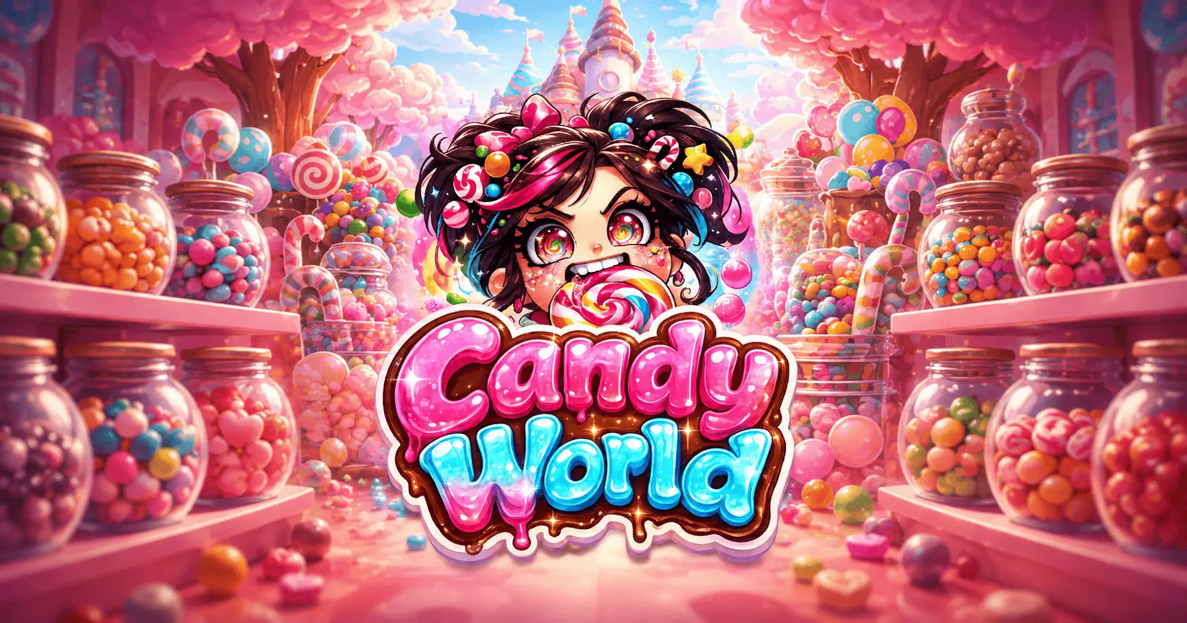 CandyWorld Slot Demo by Lot Gaming slot cover image