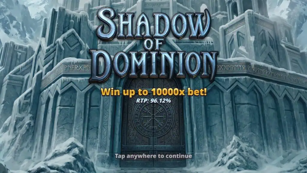 Slotmill shadow of dominion intro screen