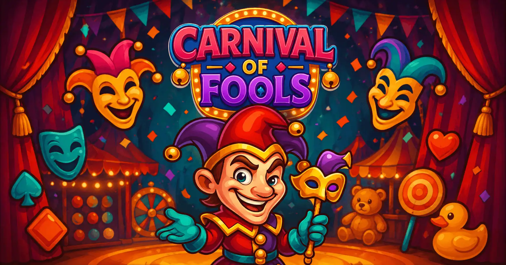 Carnival Of Fools Slot Demo by Slotrix slot cover image