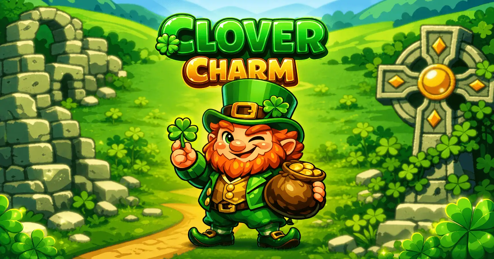 Clover Charm Slot Demo by Slotrix slot cover image