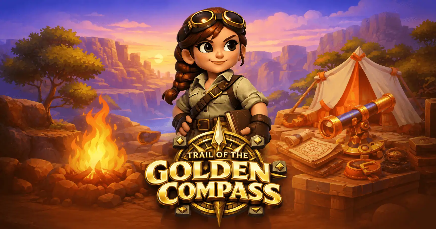 Trail of Golden Compass Slot Demo by Slotrix slot cover image