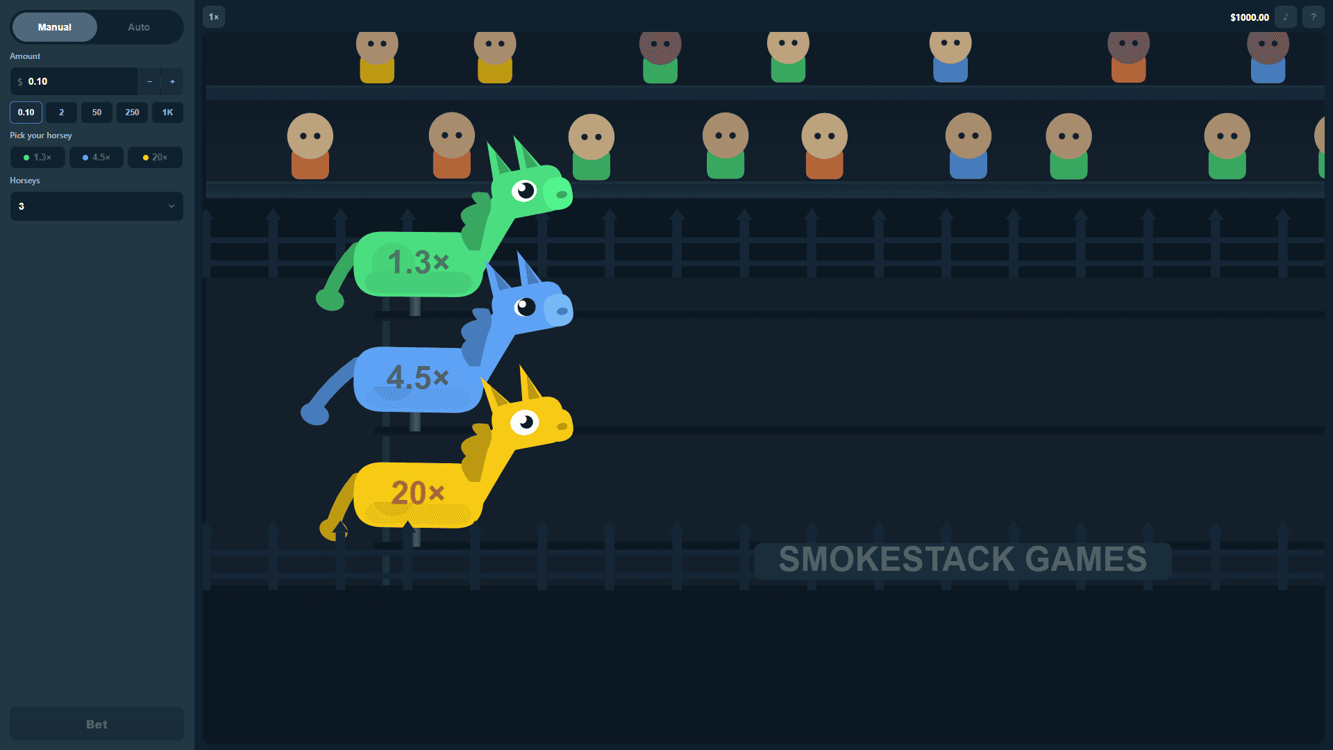 Horsey slot gameplay reels