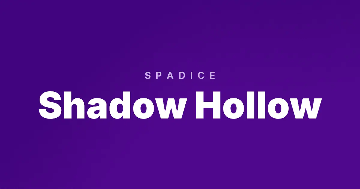 Shadow Hollow Slot Demo by Spadice slot cover image