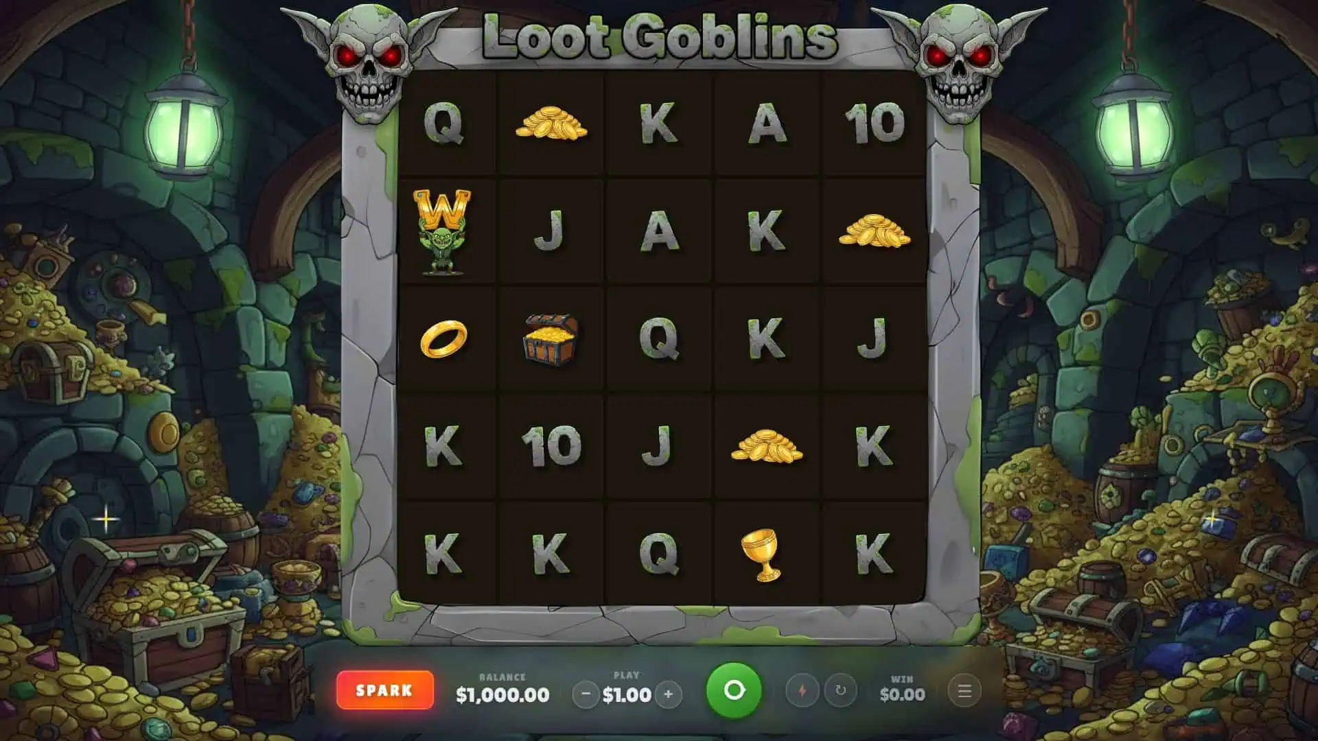 Loot Goblins slot gameplay reels
