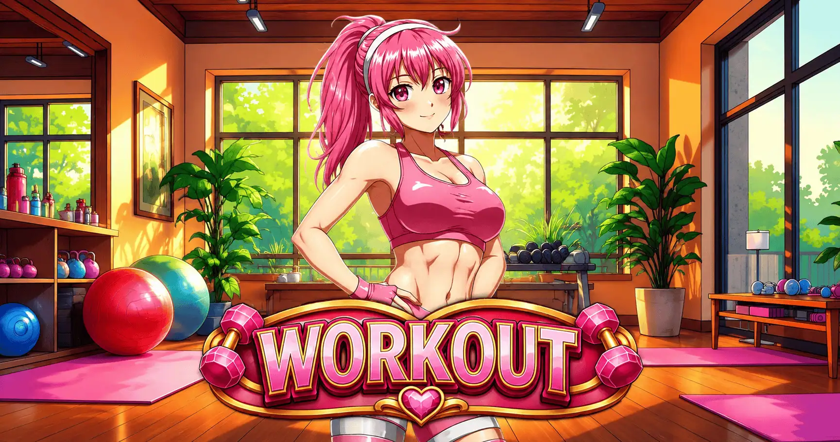 Workout Free Play Slot by Spin 4 Fun slot cover image