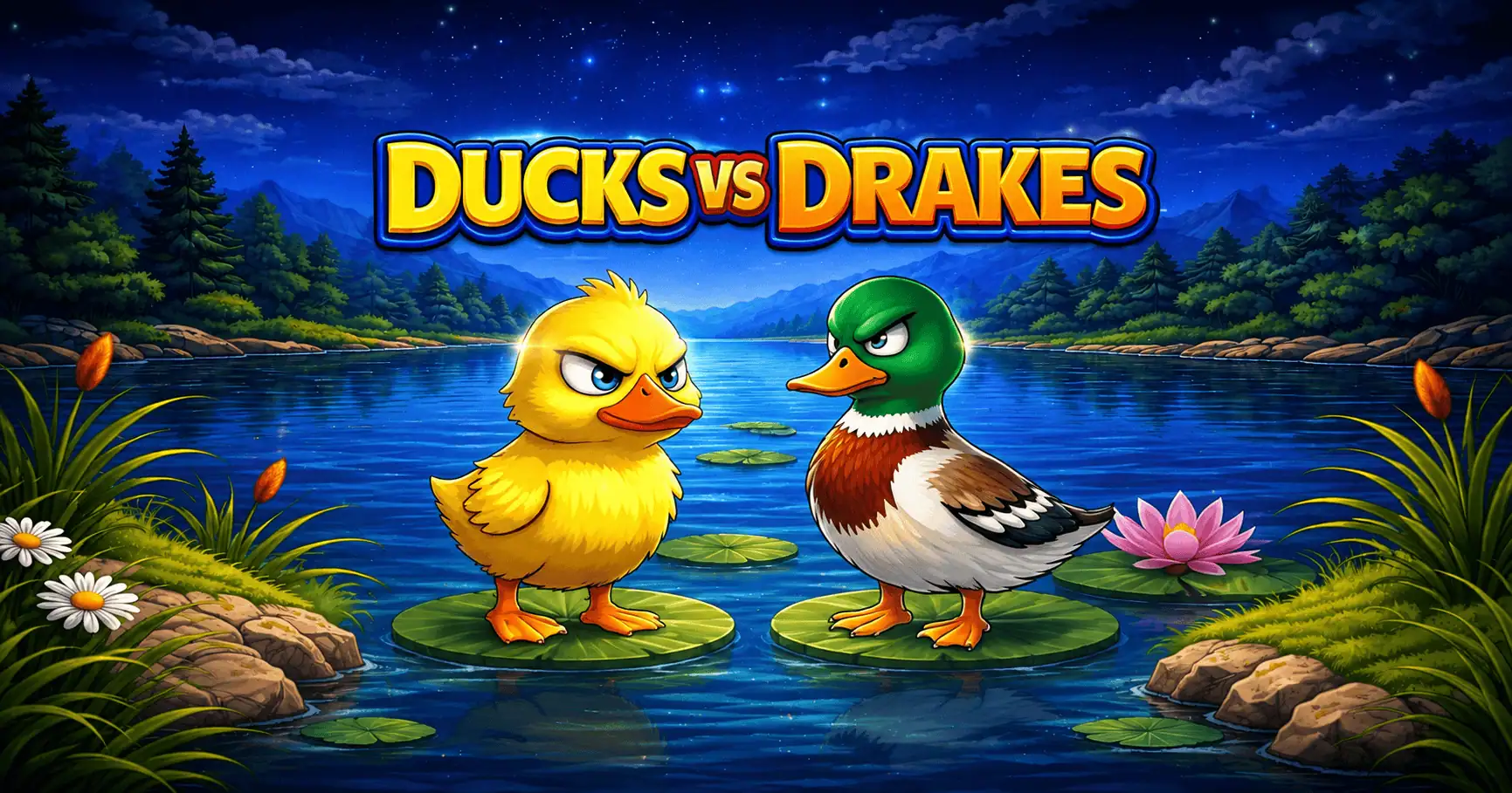 Ducks vs Drakes Slot Demo by Spinforge Studios slot cover image