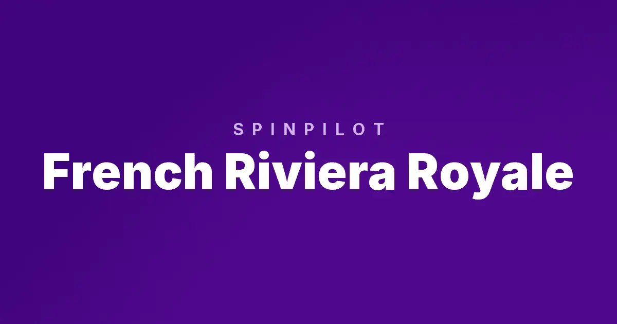 French Riviera Royale slot cover image