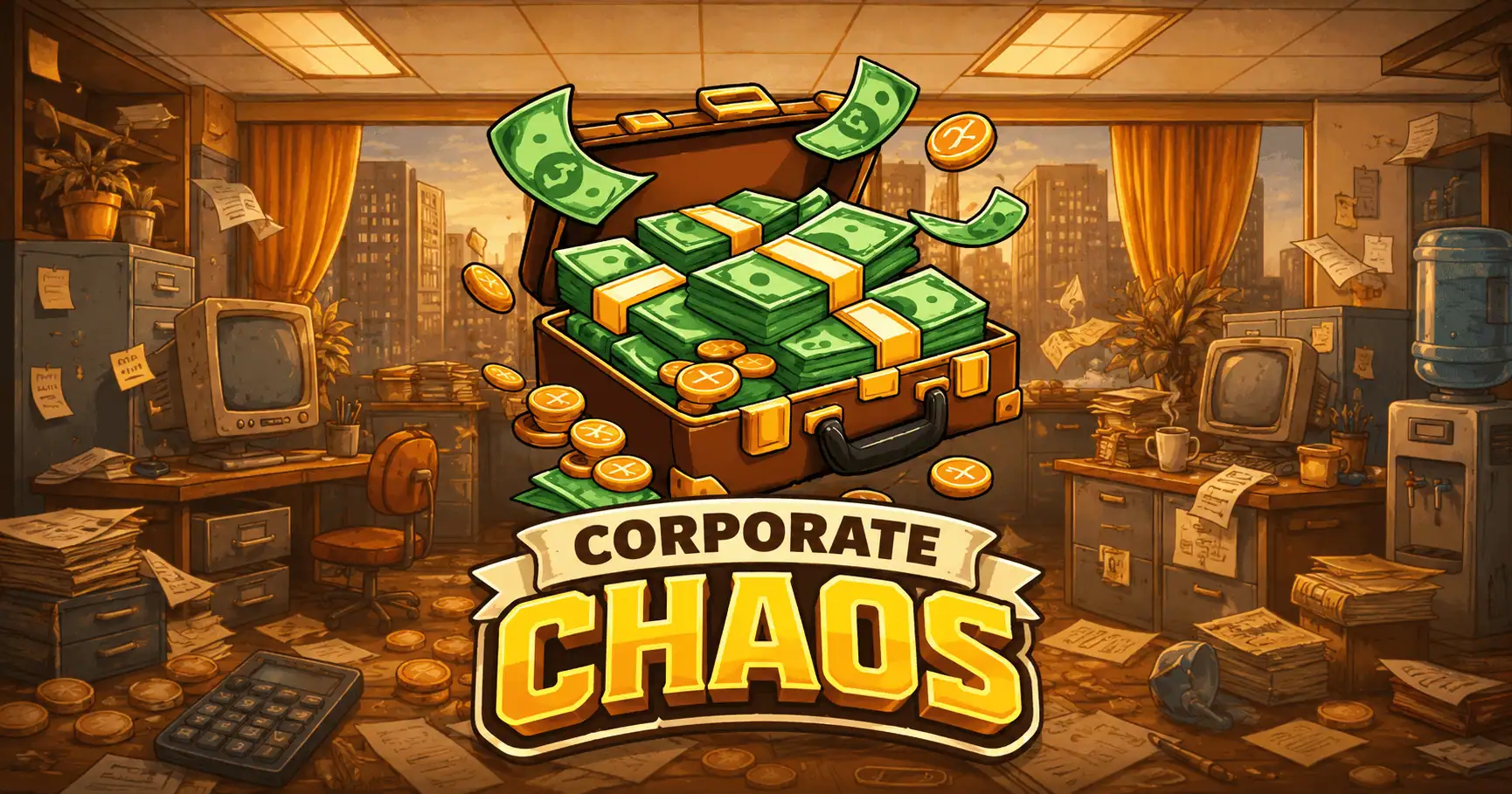 Corporate Chaos Slot Demo by Spit Gaming slot cover image