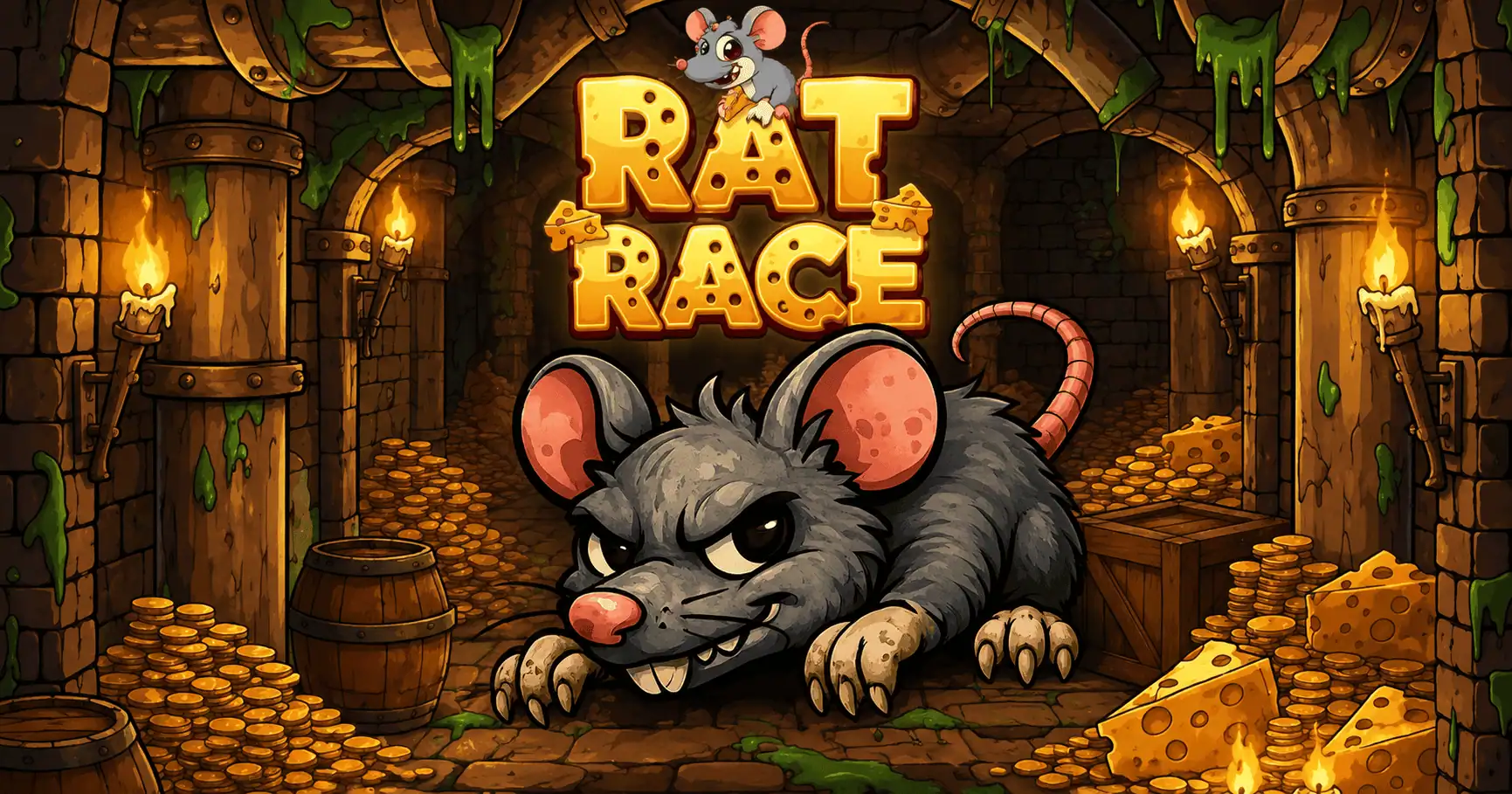 Rat Race Slot Demo by Spit Gaming slot cover image