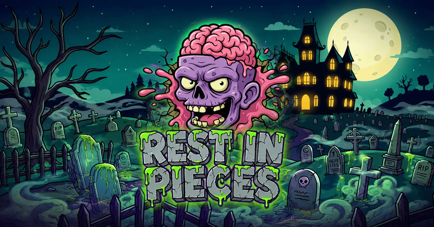 Rest in Pieces Slot Demo by Splatworks slot cover image