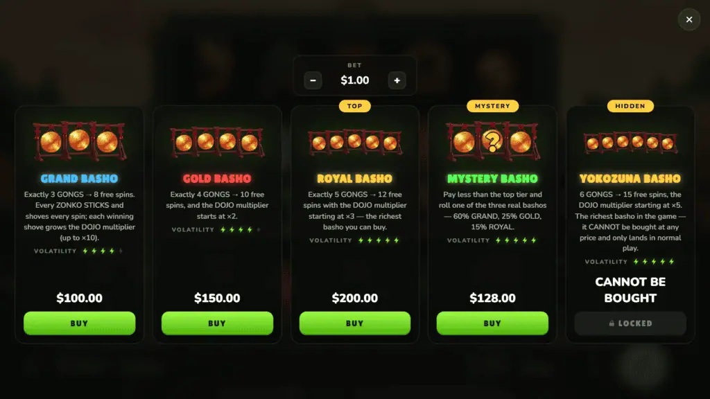 Splatworks zonkos dojo bonus buy
