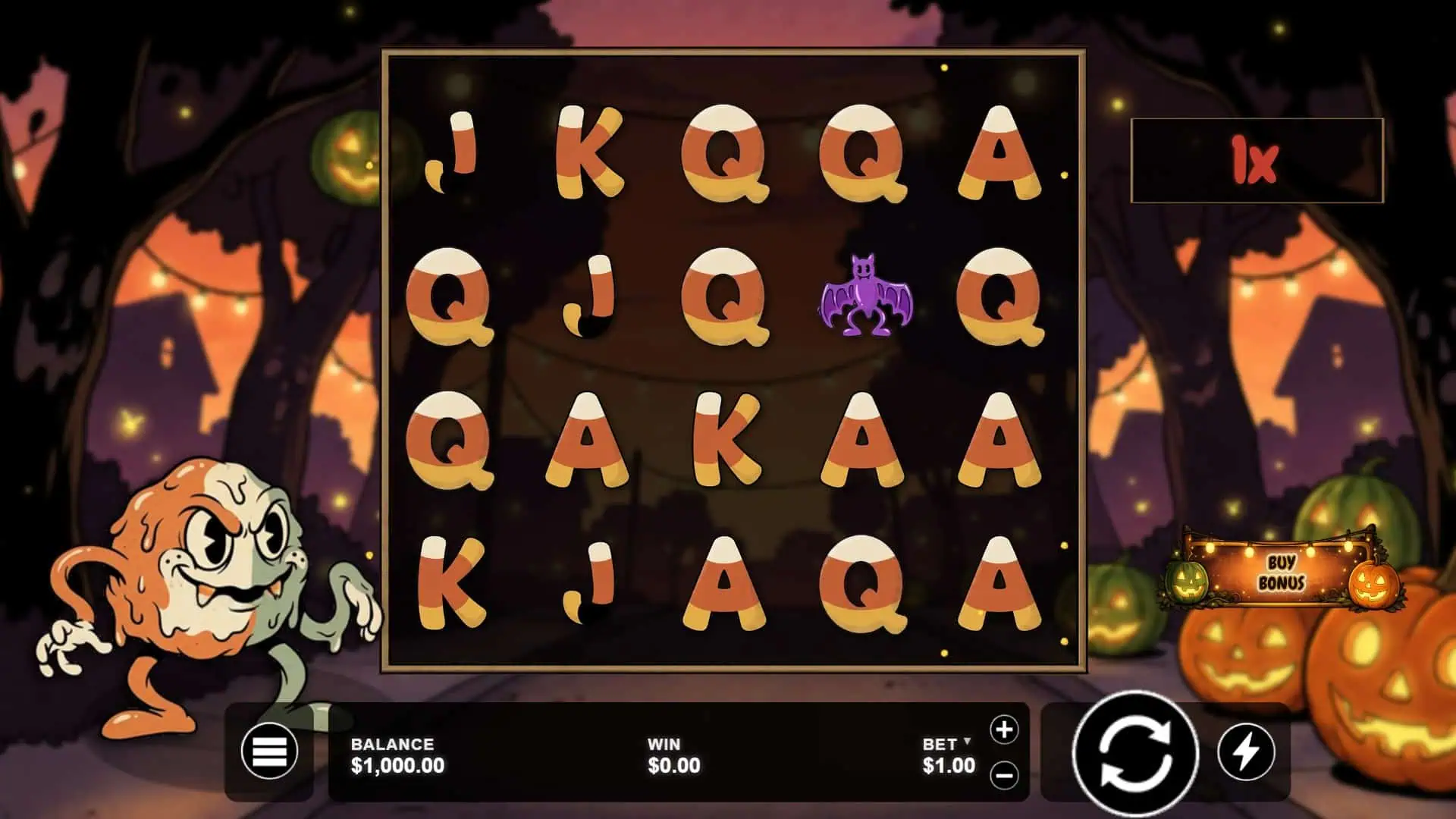 Spooky Summer slot gameplay reels
