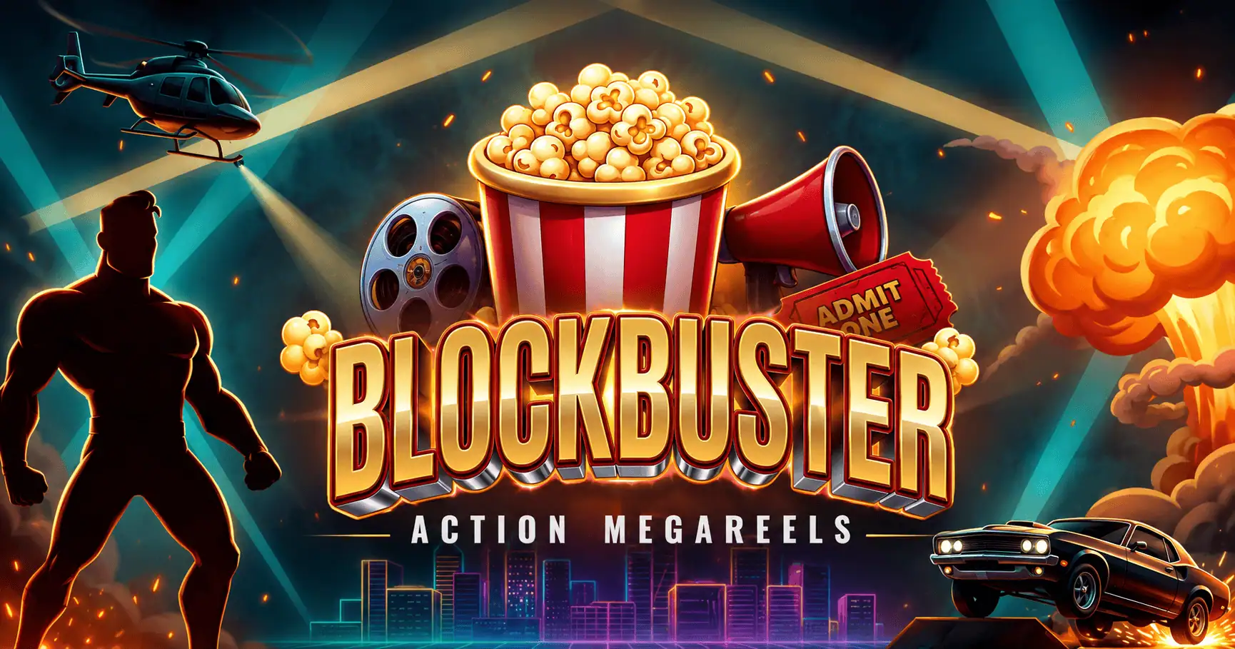 Blockbuster Slot Demo by Stagna One slot cover image