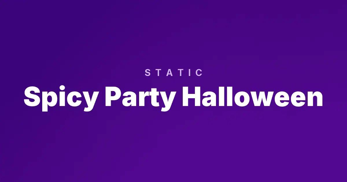 Spicy Party Halloween slot cover image