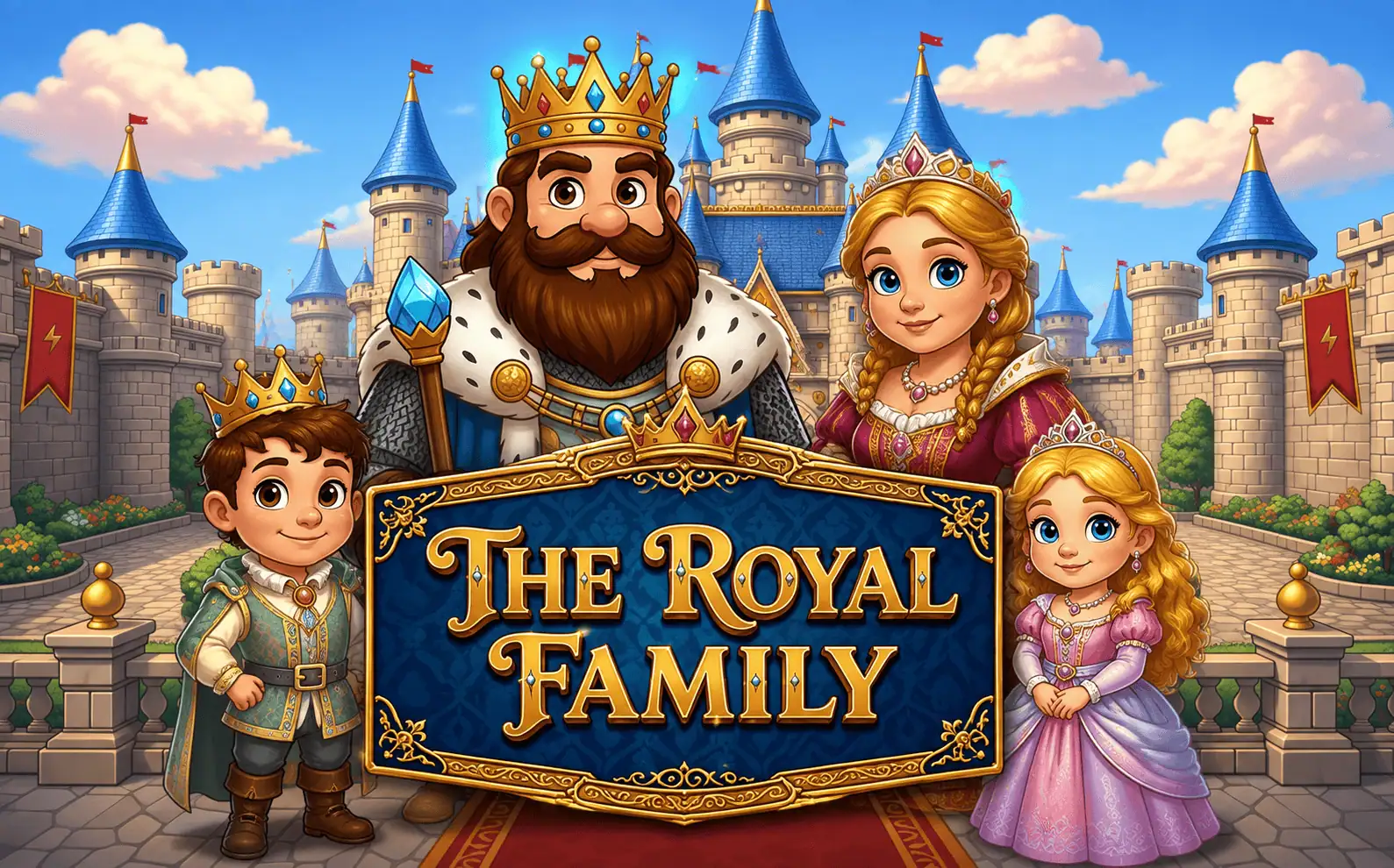 The Royal Family Slot Demo by Static slot cover image