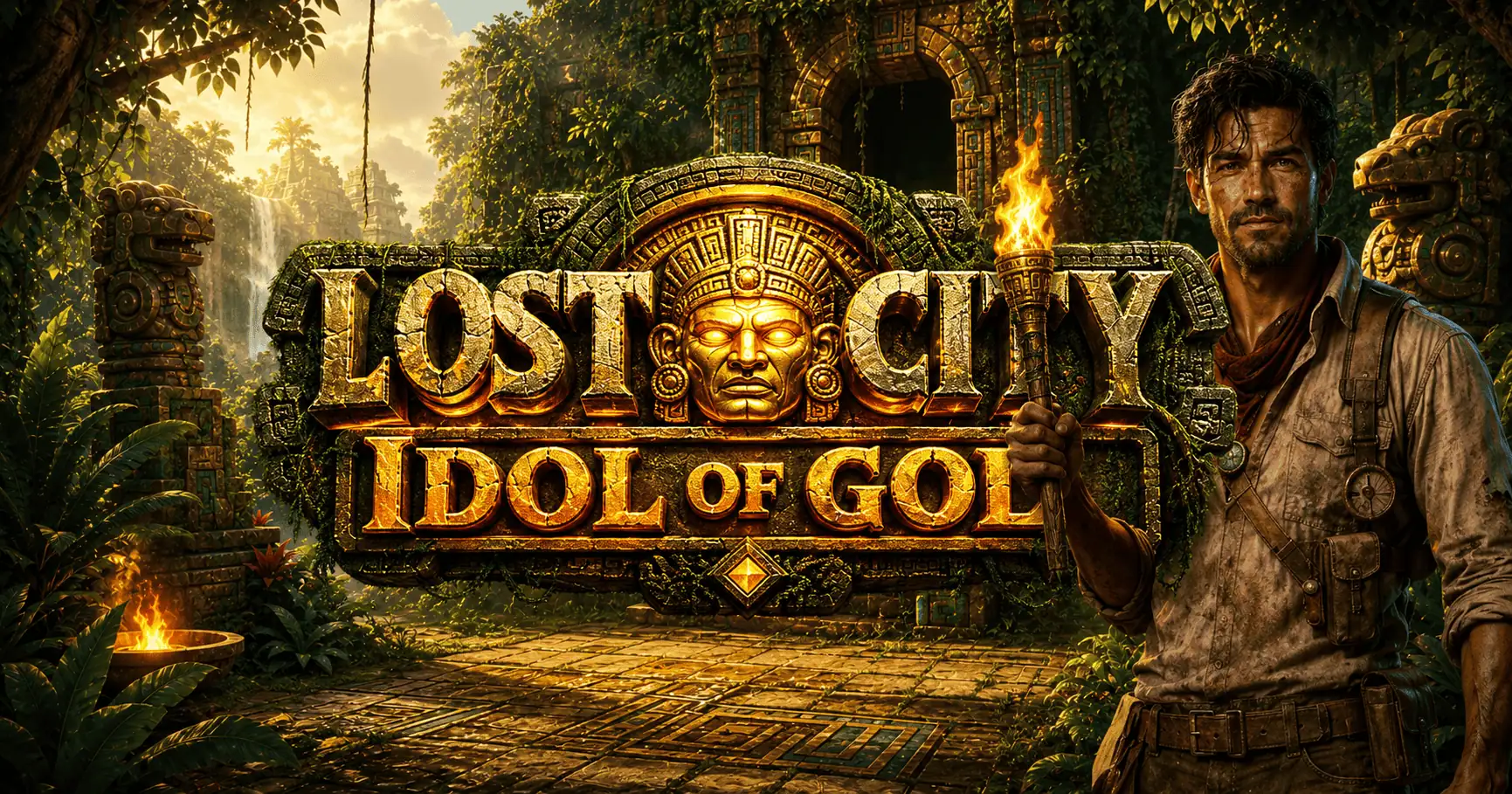 Lost City: Idol of Gold Slot Demo by Strawberry Lemonade slot cover image