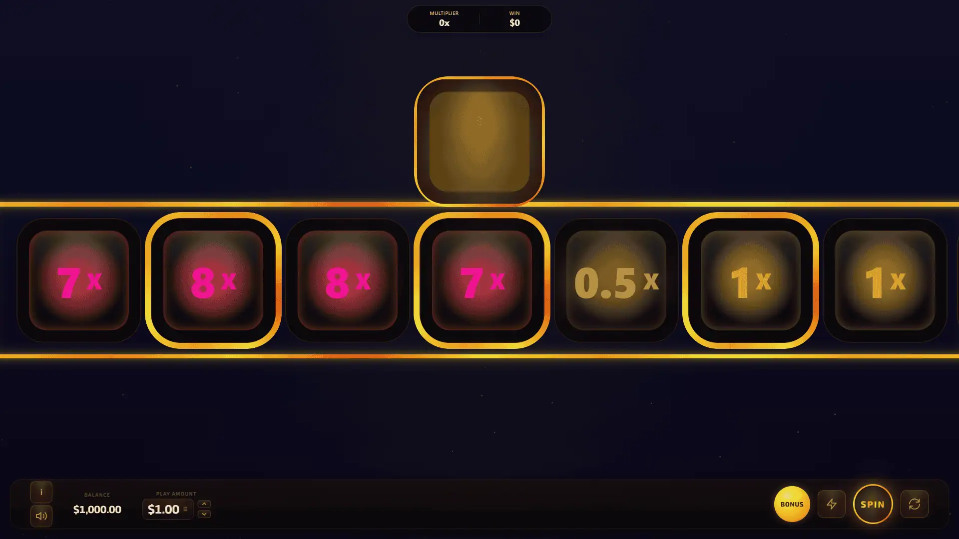 cash multiplier slot gameplay reels