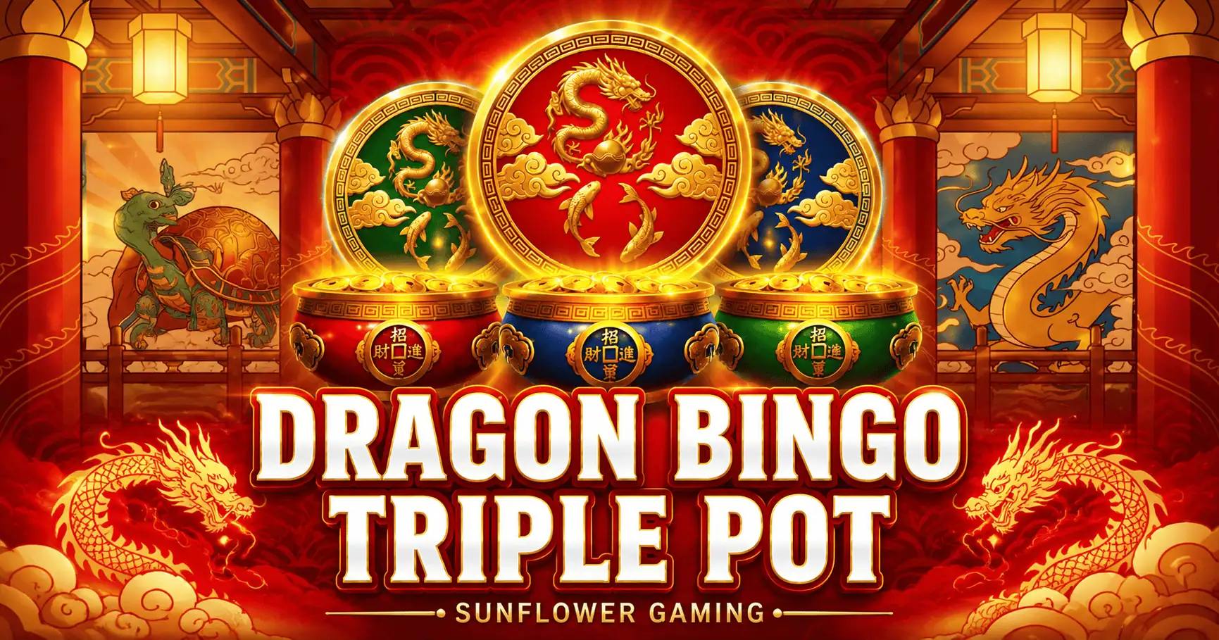 Dragon Bingo Triple Pot Slot Demo by Sunflower Gaming slot cover image