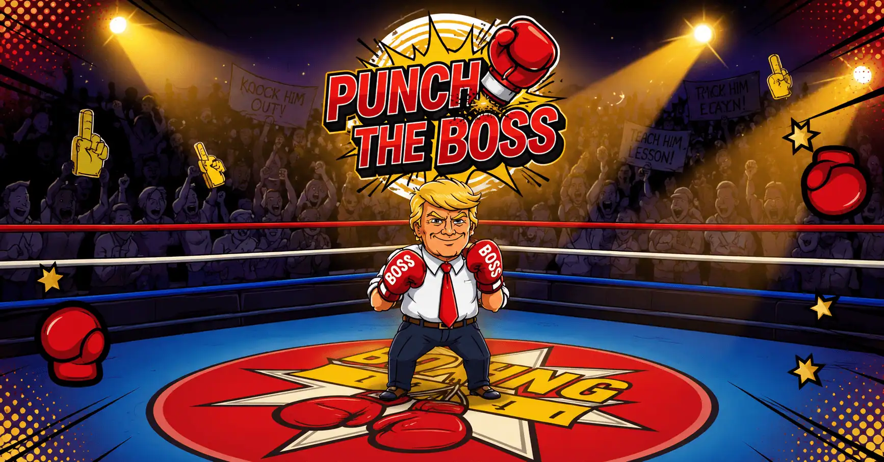 Punch The Boss Slot Demo by Sunflower Gaming slot cover image