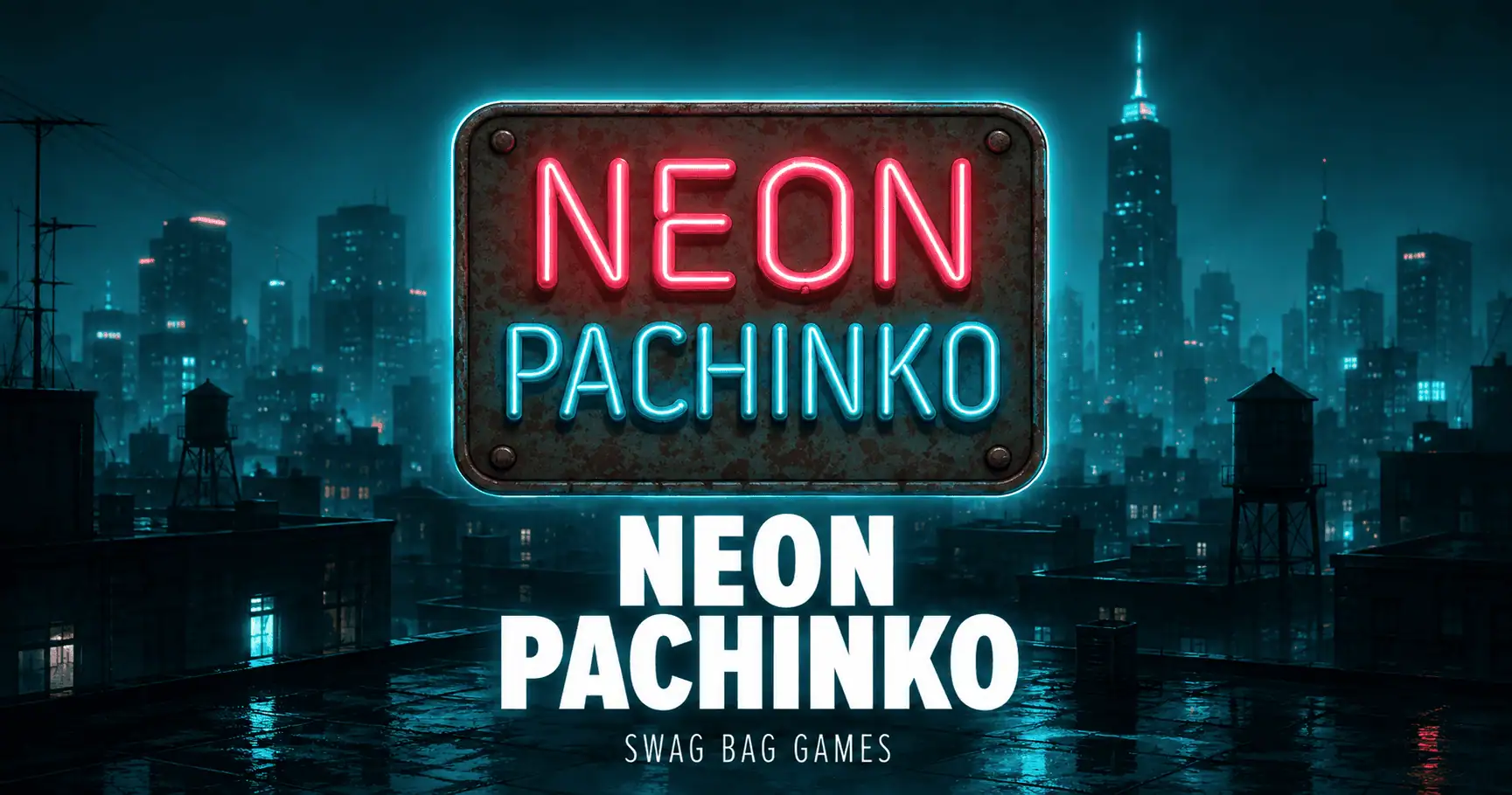Neon Pachinko Slot Demo by Swag Bag Games slot cover image