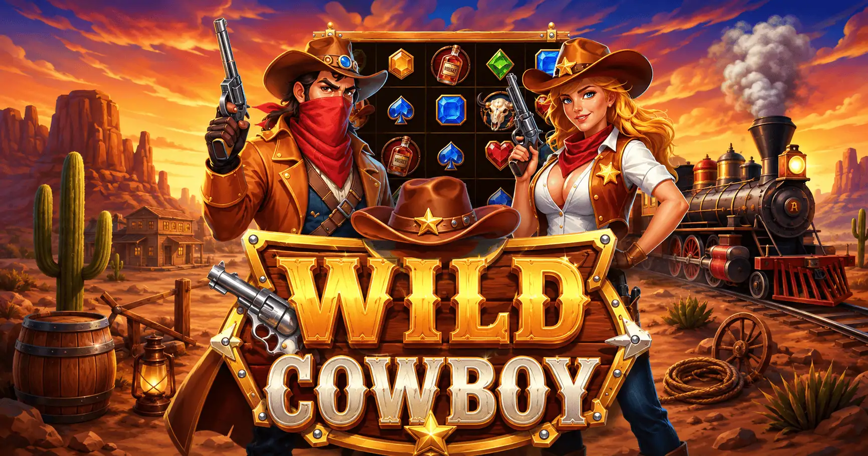 Wild Cowboy Slot Demo by Sygaming slot cover image