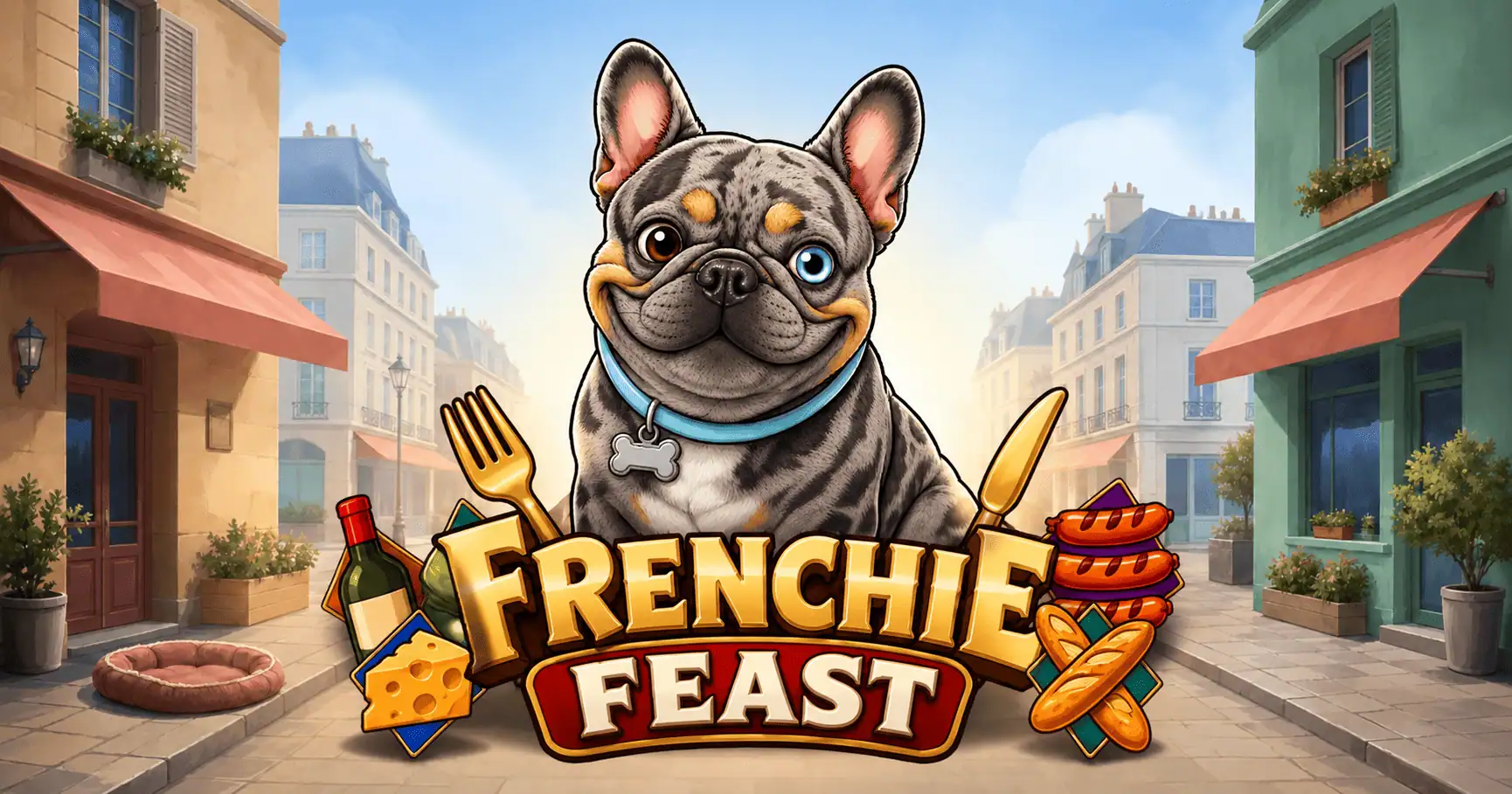 Frenchie Feast Slot Demo by Syntora Games slot cover image