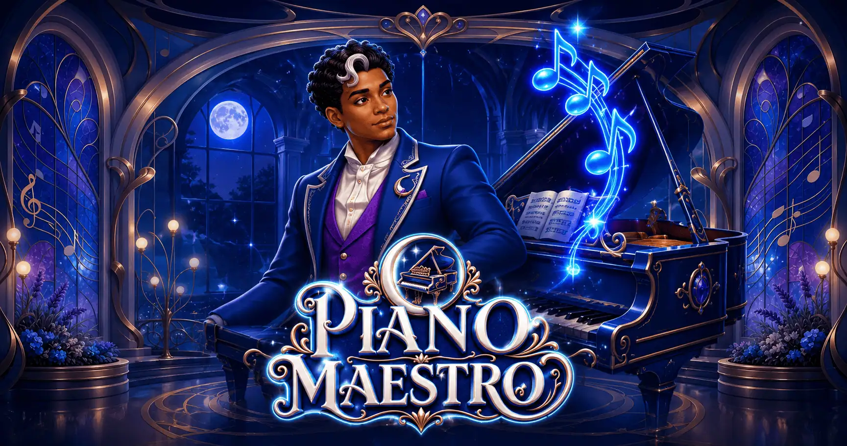 Piano Maestro Slot Demo by Tace Studio slot cover image
