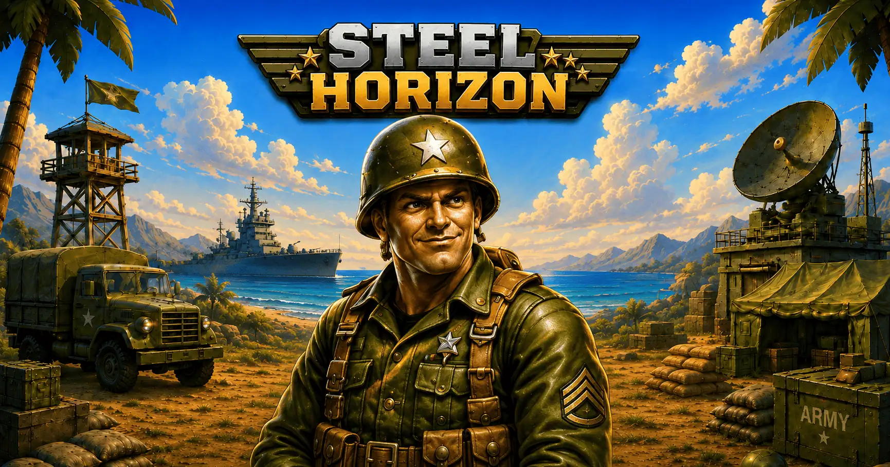 Steel Horizon Slot Demo by Tace Studio slot cover image
