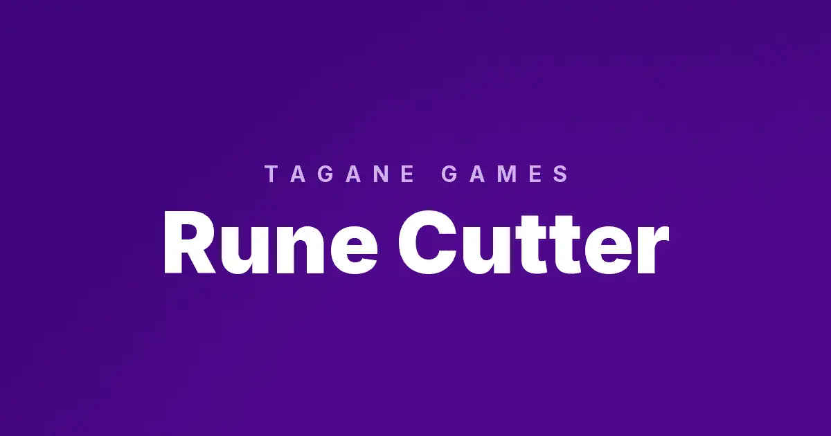 Rune Cutter slot cover image