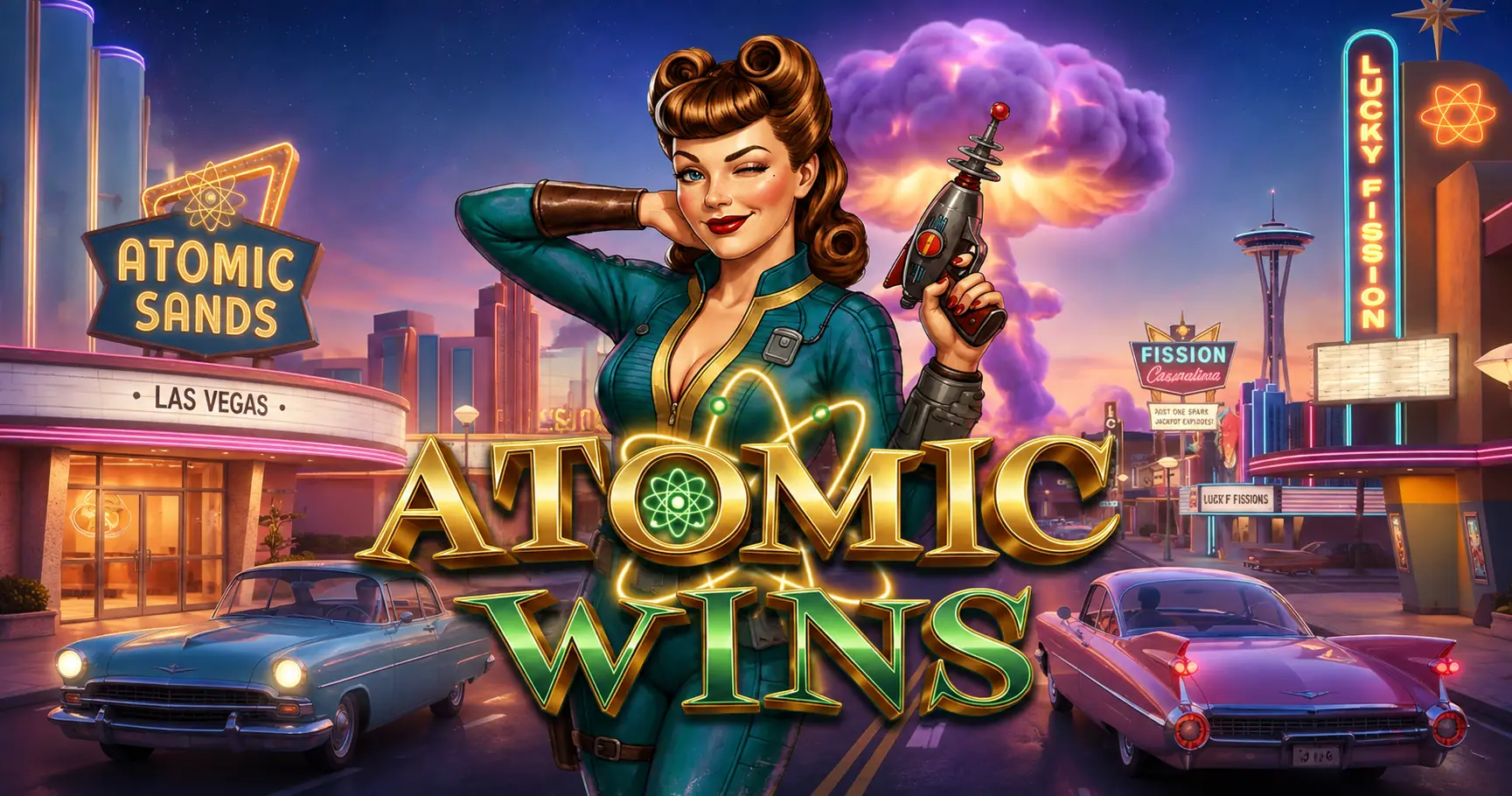 Atomic Wins Slot Demo by Team Amy slot cover image