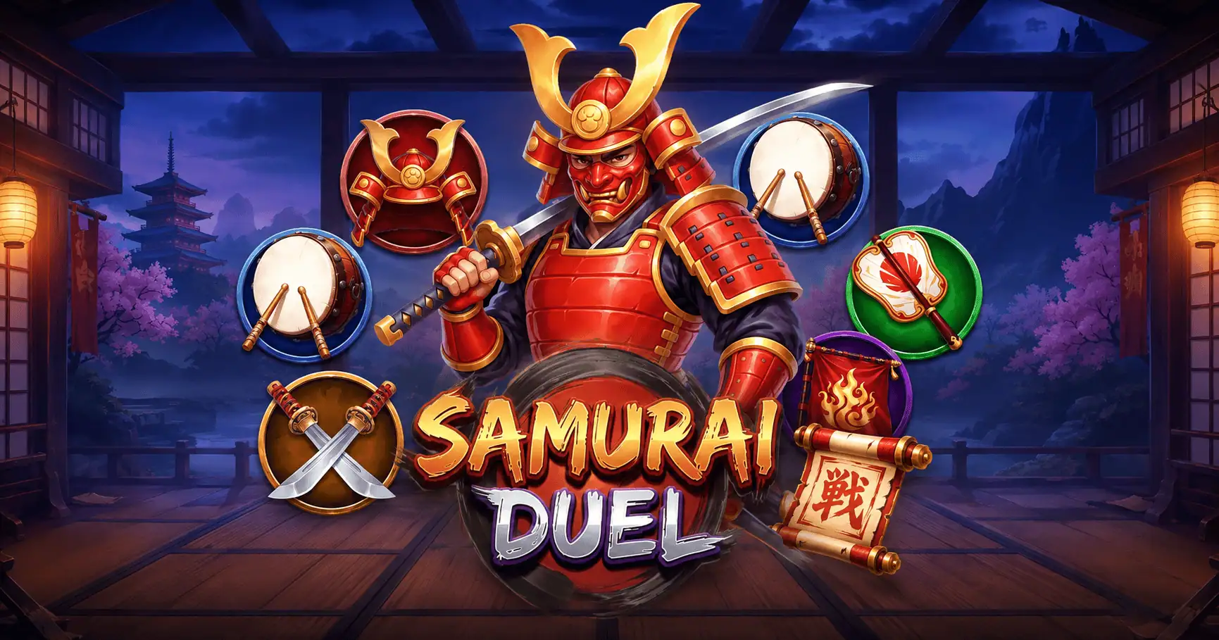 Samurai Duel Slot Demo by Tennex Gaming slot cover image