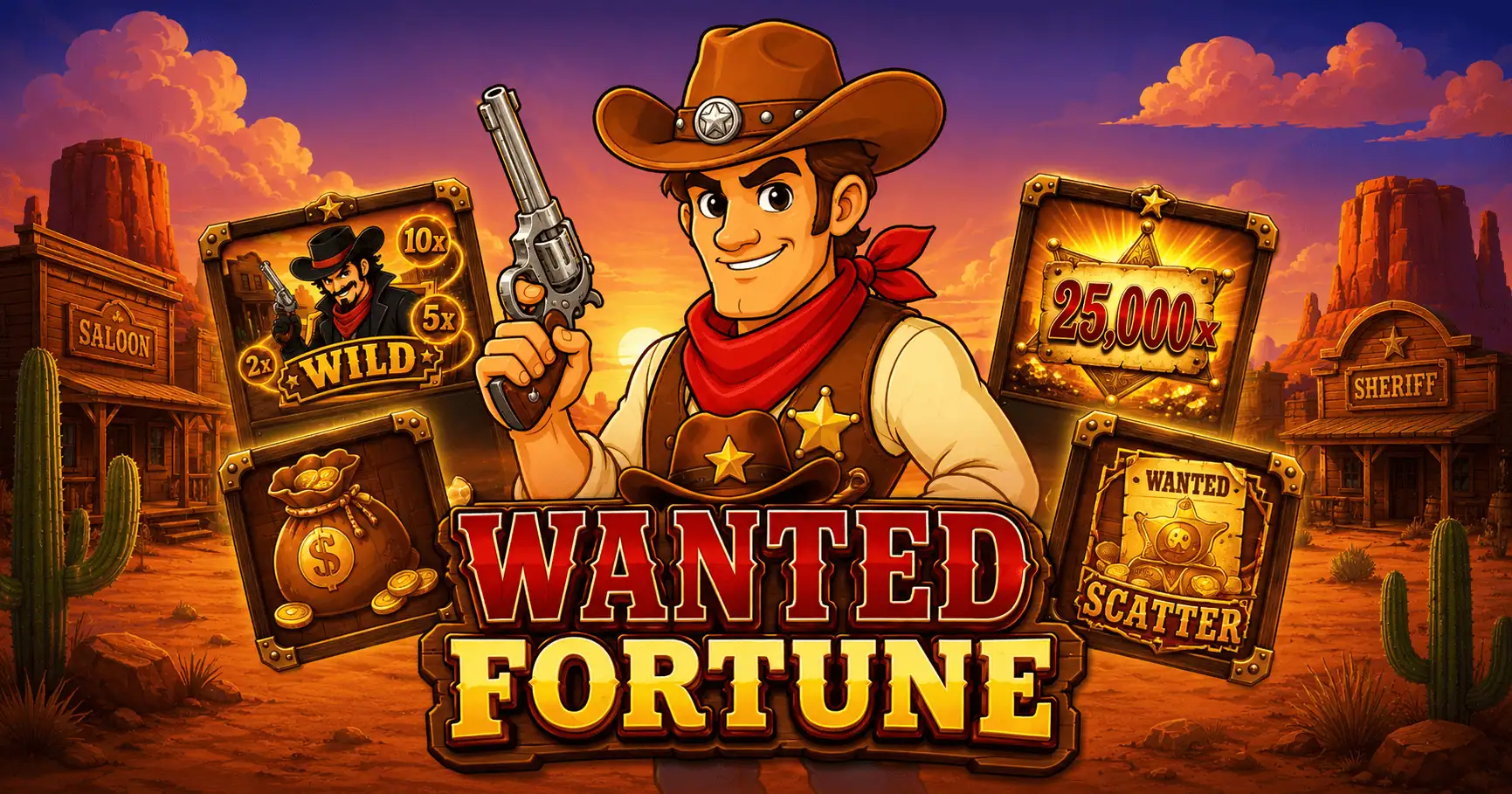 Wanted Fortune Slot Demo by Terra Gaming slot cover image