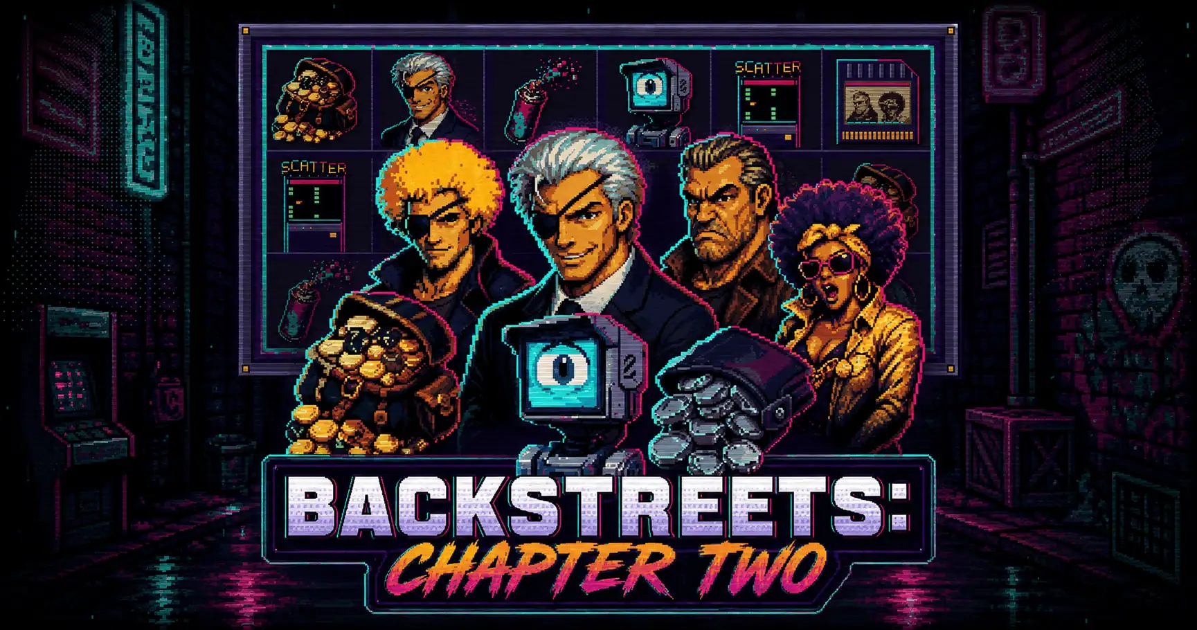 Backstreets: Chapter Two Slot Demo by Thugger slot cover image