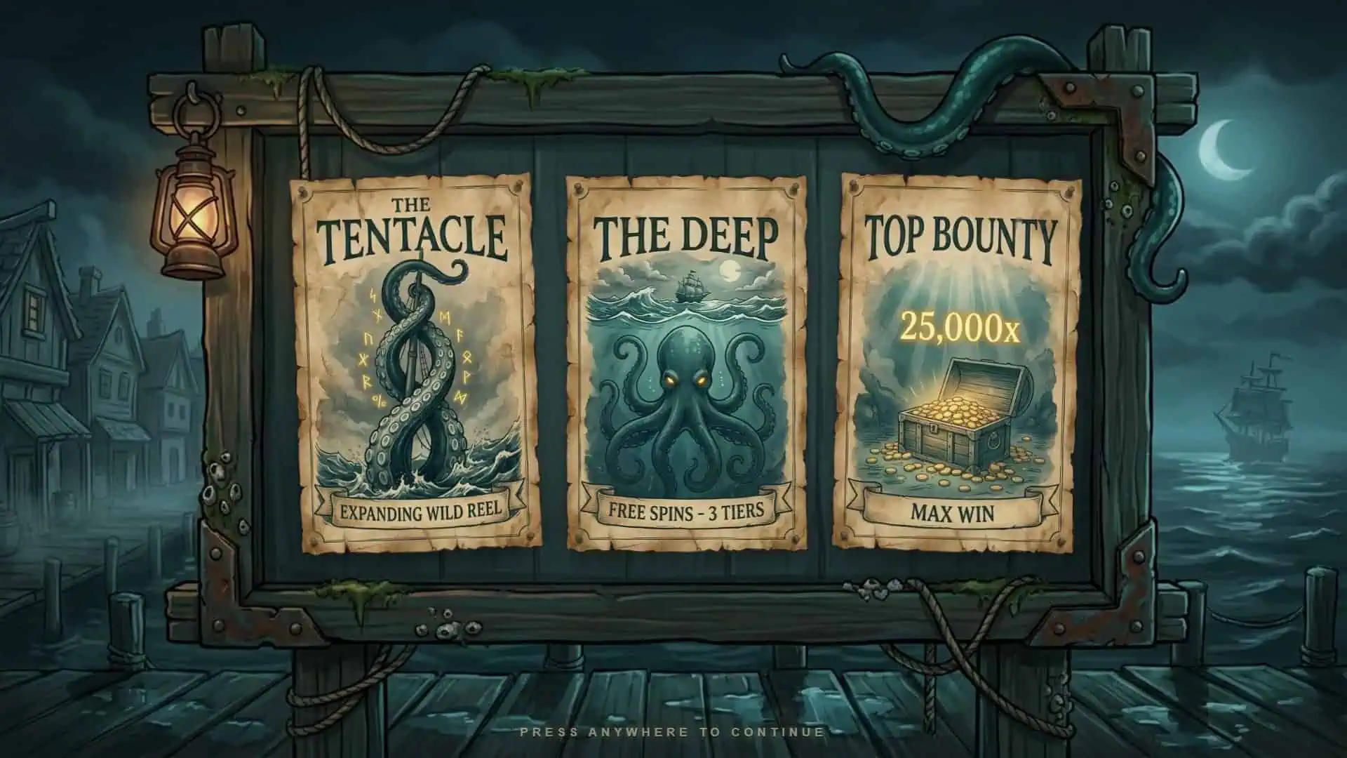 Craken Expand slot intro screen