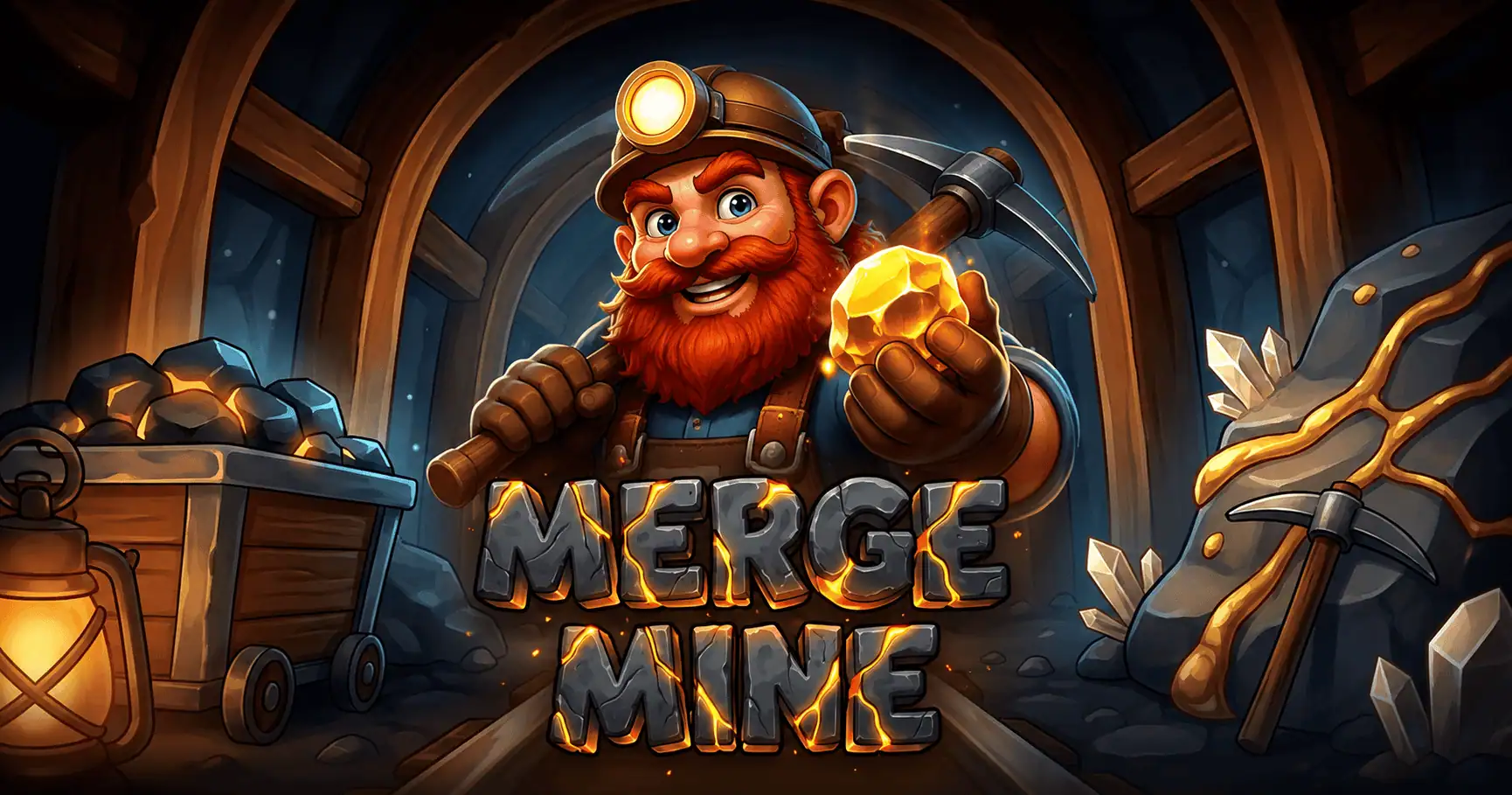 Merge Mine Slot Demo by Tilt Room Games slot cover image