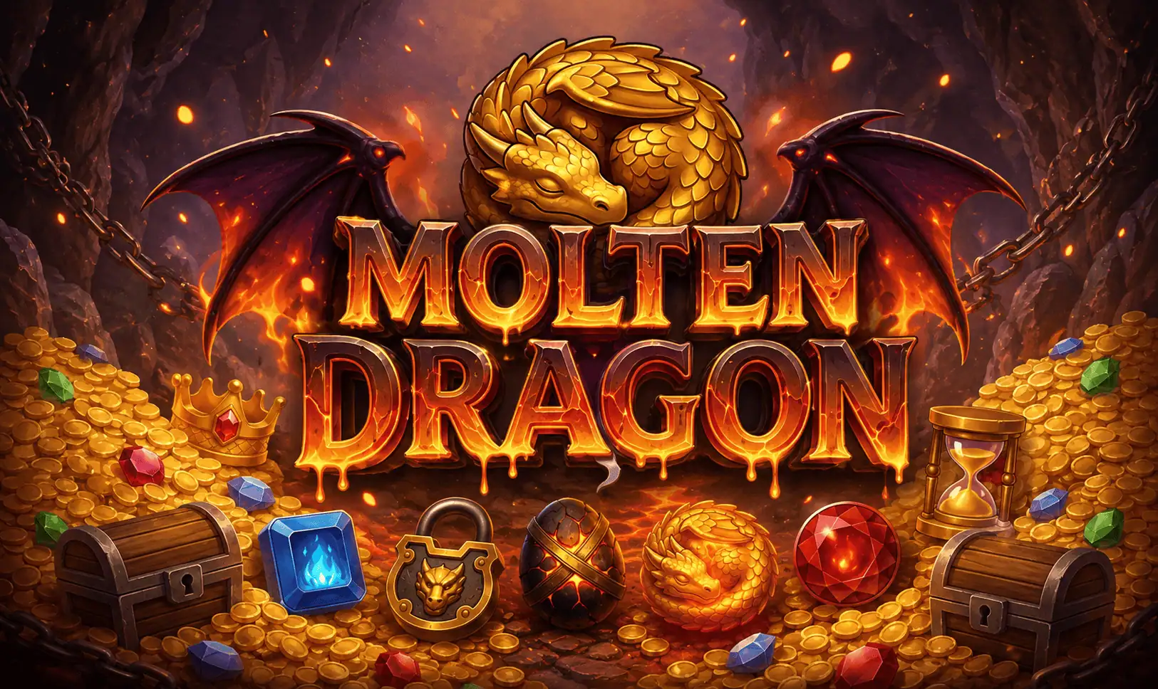 Molten Dragon Slot Demo by Tilt Room Games slot cover image
