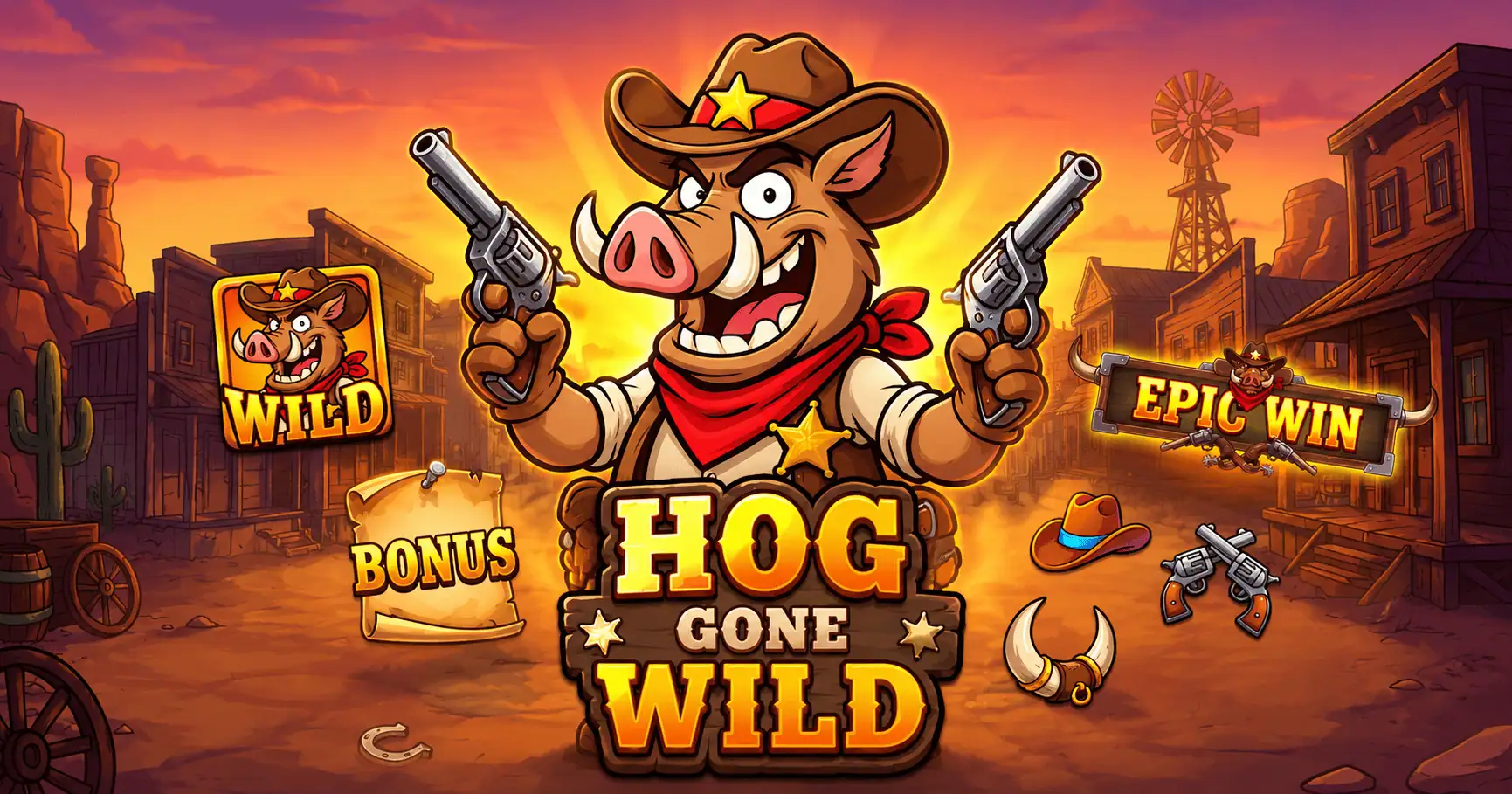 Hog Gone Wild Slot Demo by Titan Gaming slot cover image