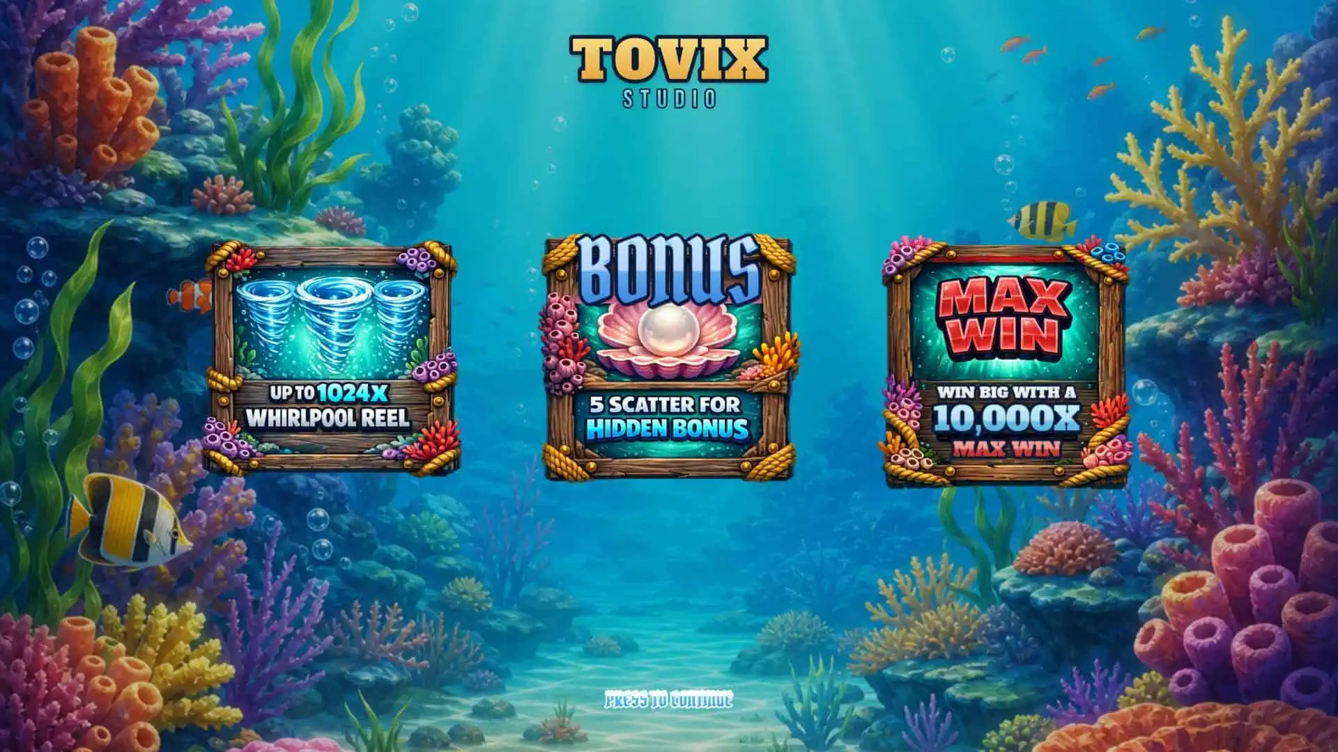 Lucky Pool slot intro screen