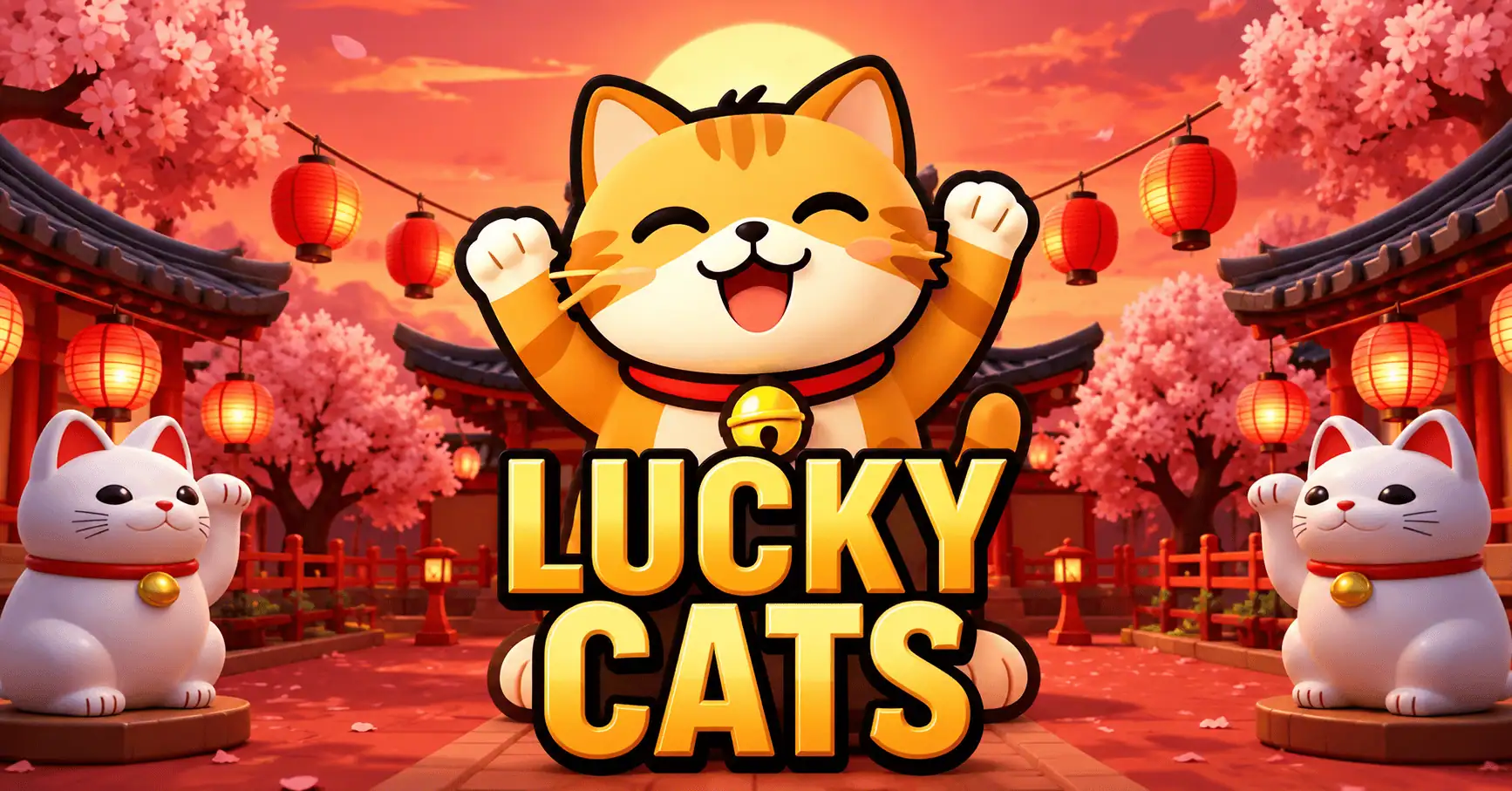 Lucky Cats Slot Demo by Trendyblast Gaming slot cover image