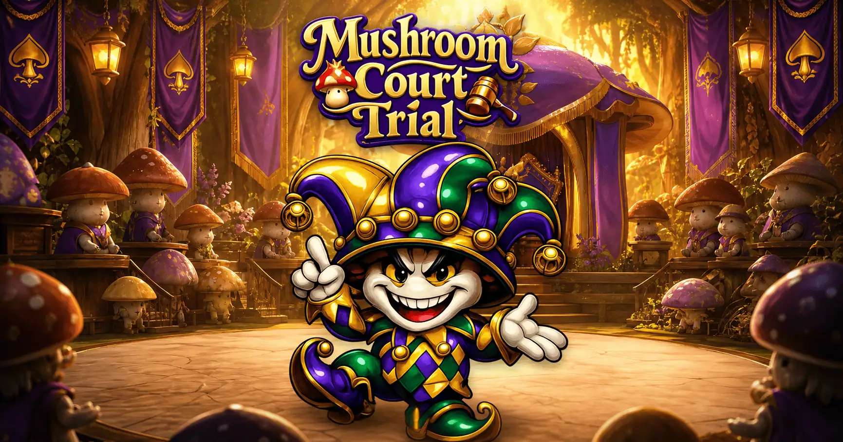Mushroom Trial Court Slot Demo by Twisting Play slot cover image