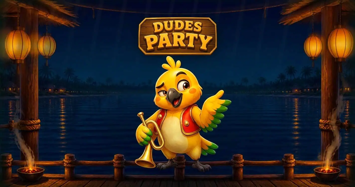 Dudes Party Slot Demo by Uncrop Games slot cover image