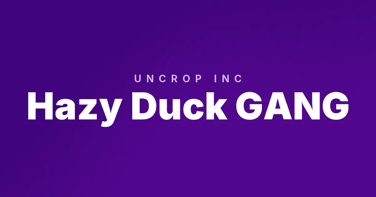 Hazy Duck GANG Slot Demo by Uncrop Inc slot cover image