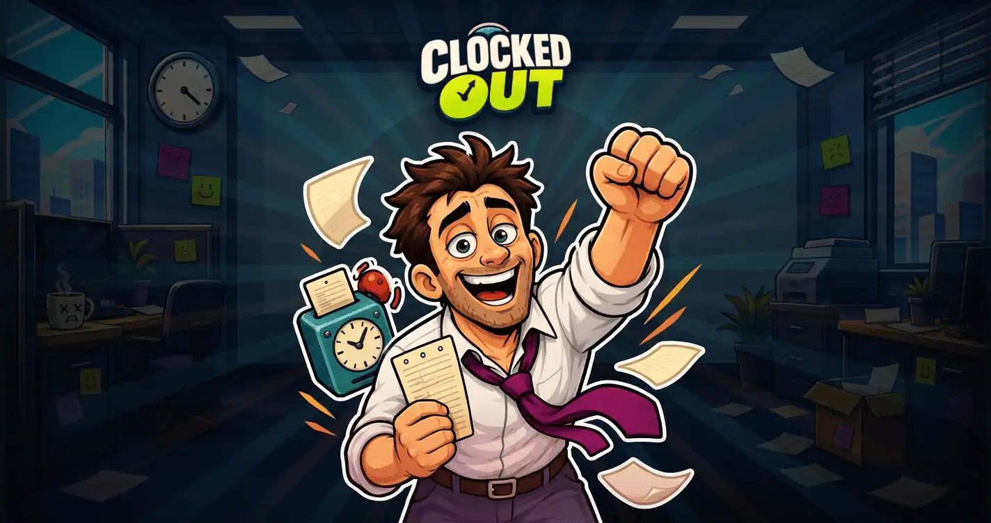 Clocked Out Slot Demo by Unique Gaming slot cover image