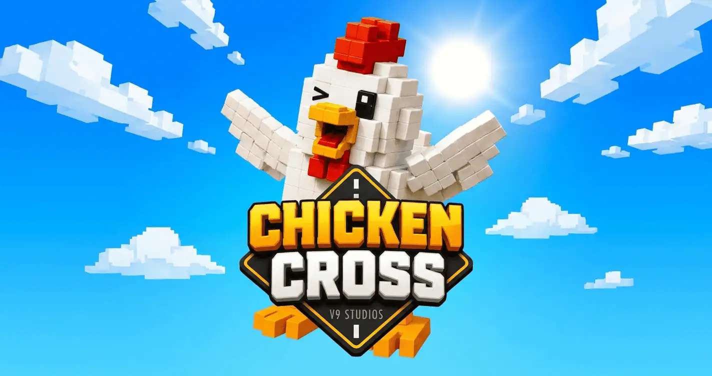 Chicken Cross Slot Demo by V9 Studios slot cover image