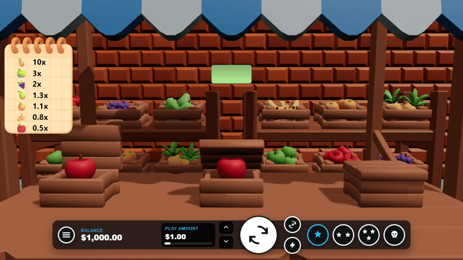 Fruit Crate slot gameplay reels