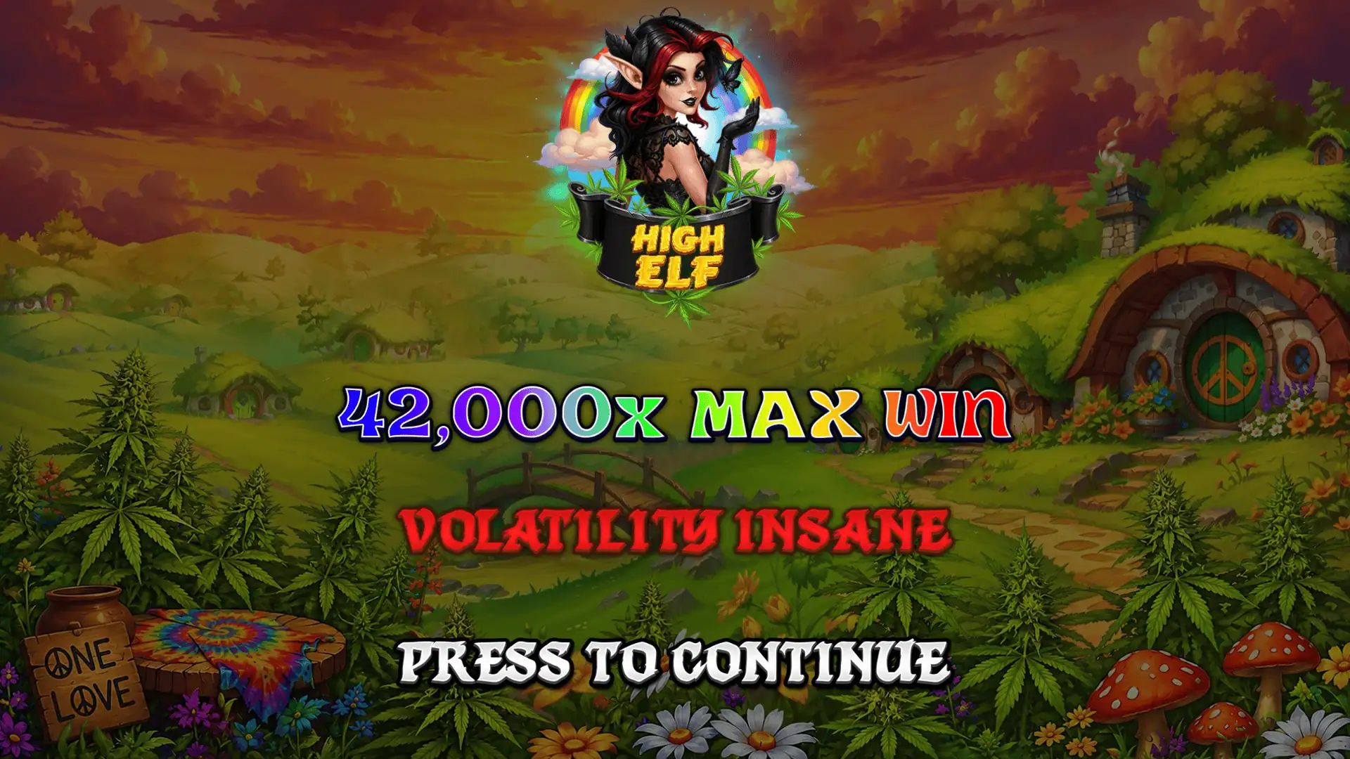 High Elf slot intro screen