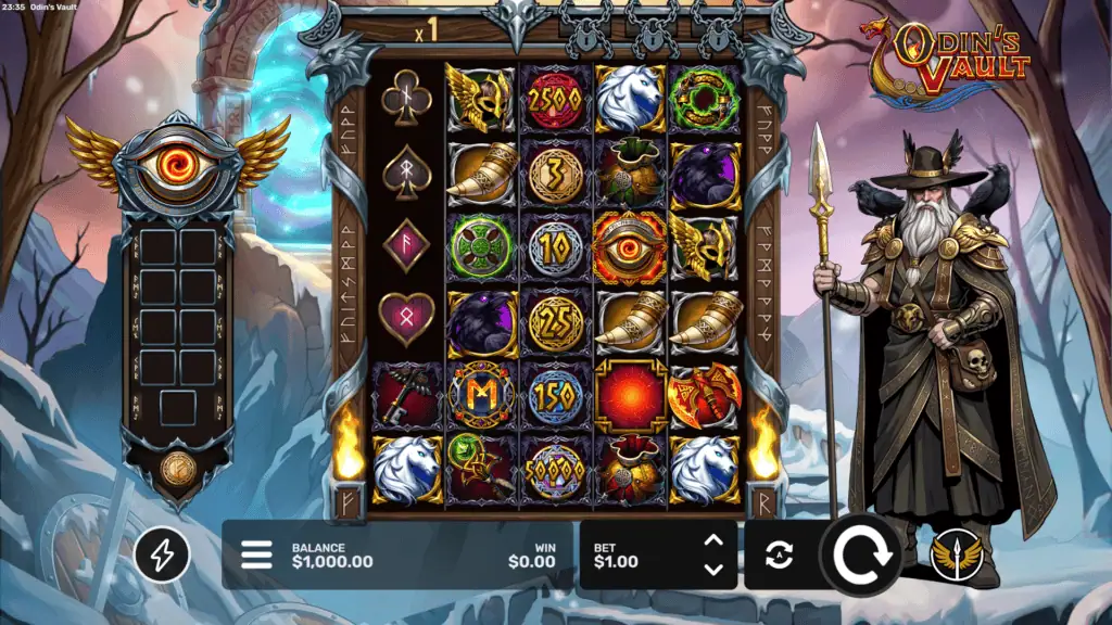 Valkyrie odins vault slot game preview 1