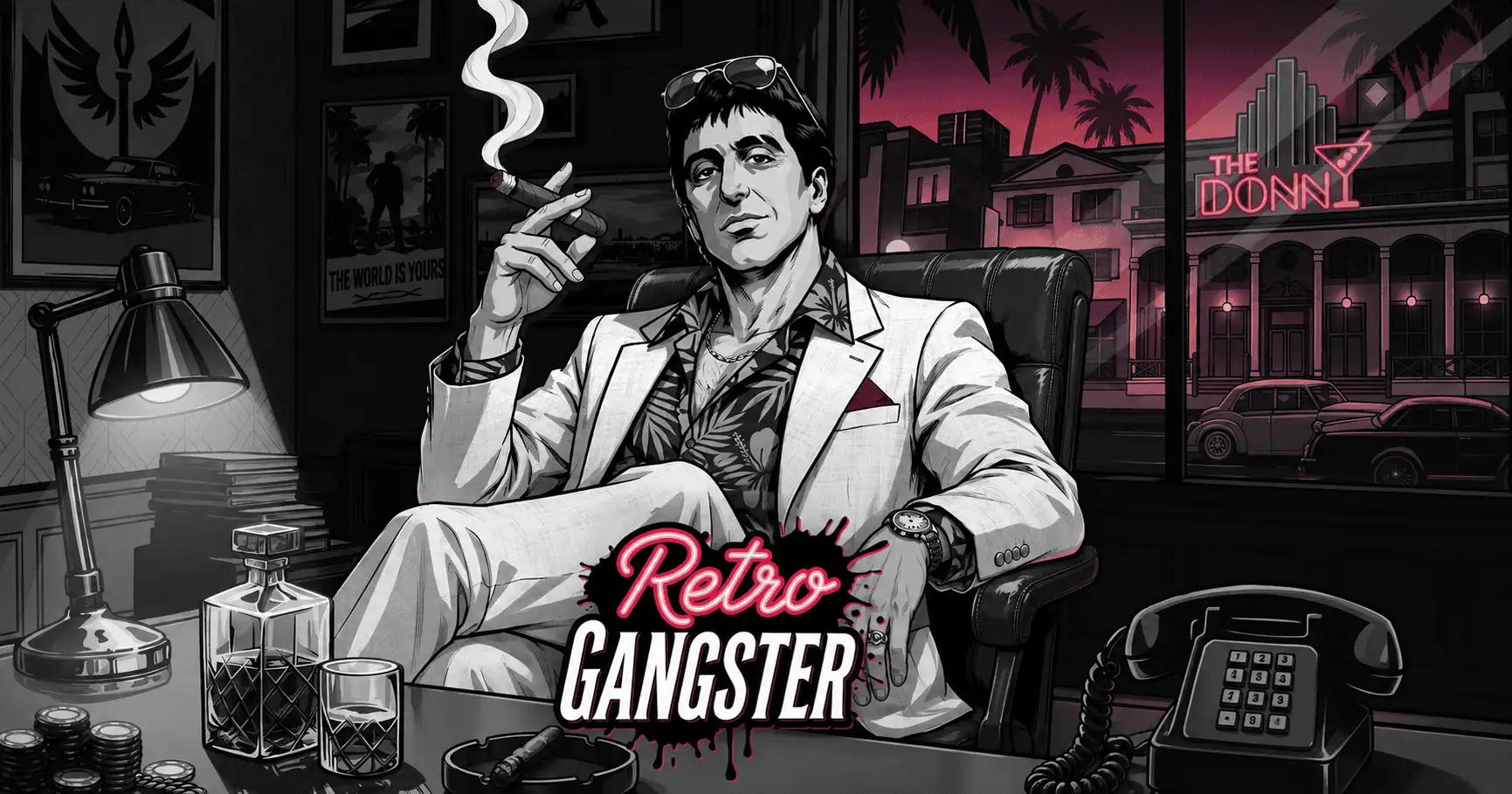 Retro Gangster Slot Demo by Valkyrie slot cover image