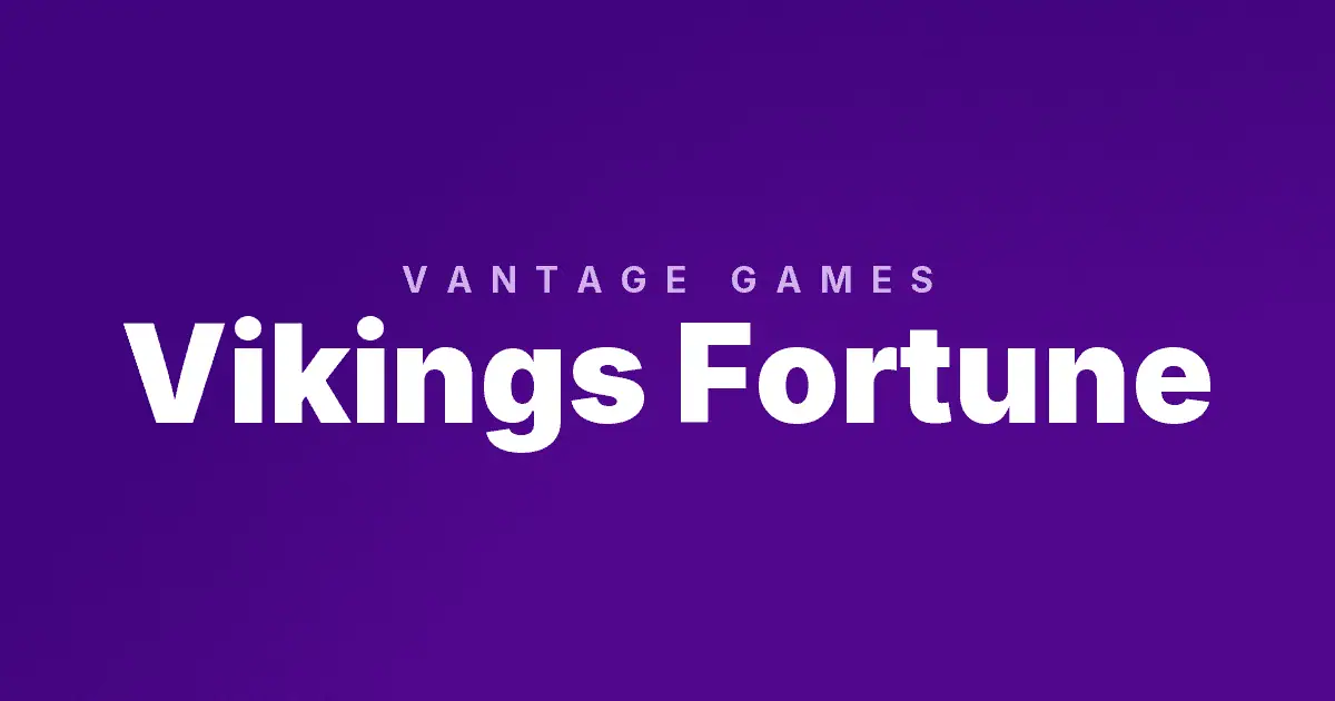 Vikings Fortune slot cover image