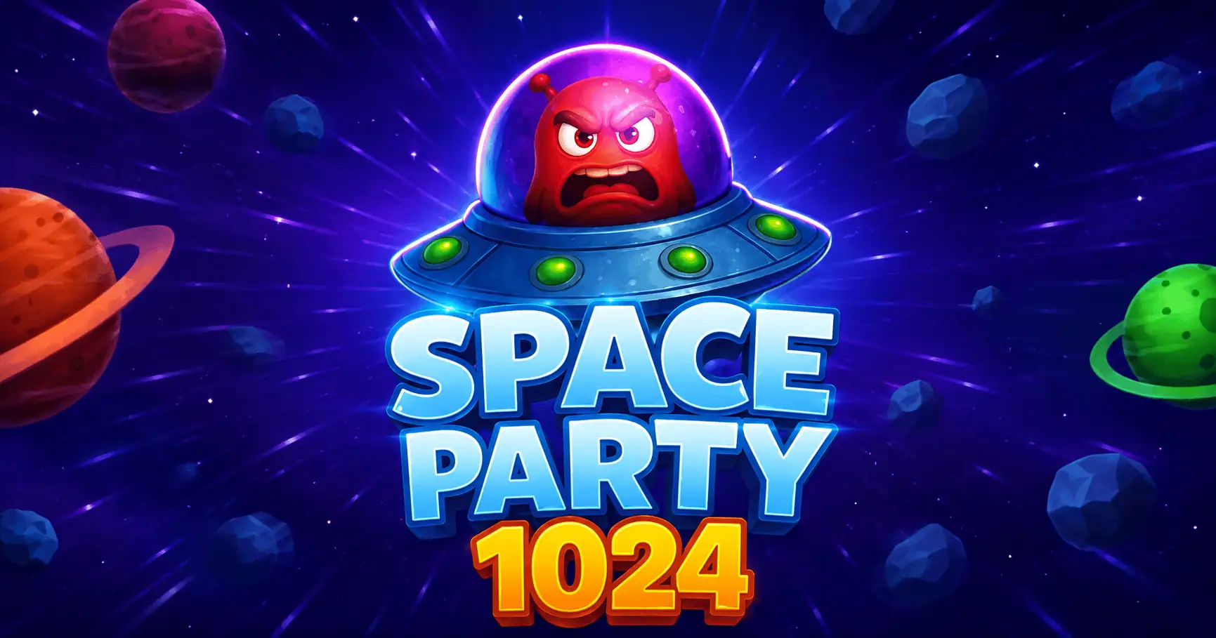 Space Party 1024 Slot Demo by Vault Gaming slot cover image